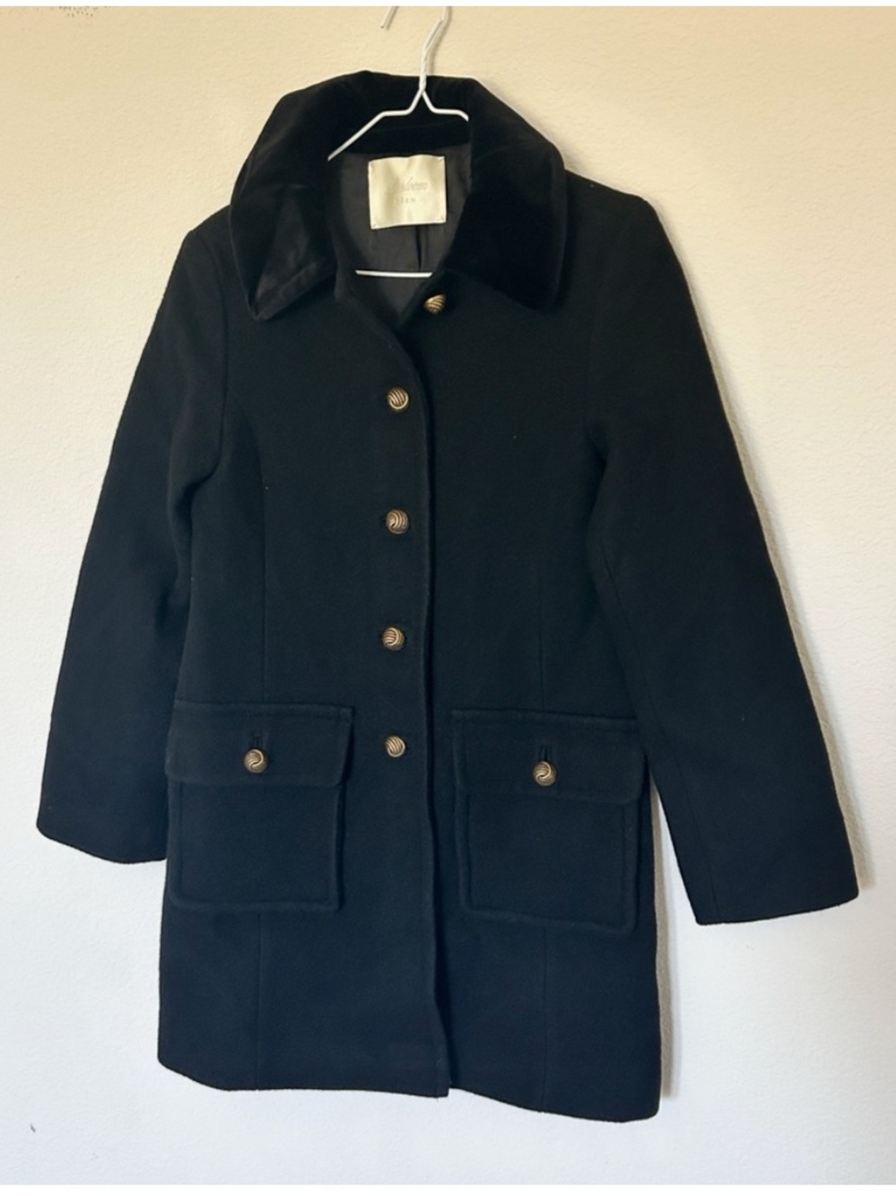 Doen Heirloom Kensington Wool Coat Black - Picture 7 of 11